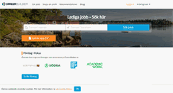 Desktop Screenshot of careerbuilder.se