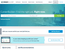 Tablet Screenshot of careerbuilder.com