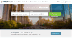 Desktop Screenshot of ms.careerbuilder.com